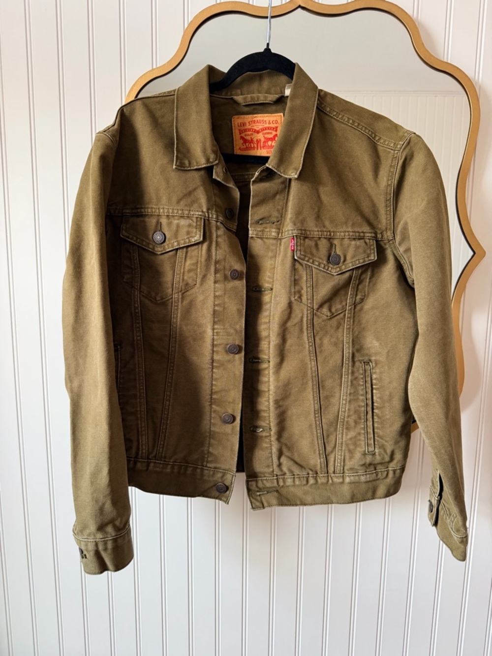 Levi's Olive Utility Denim Jacket
